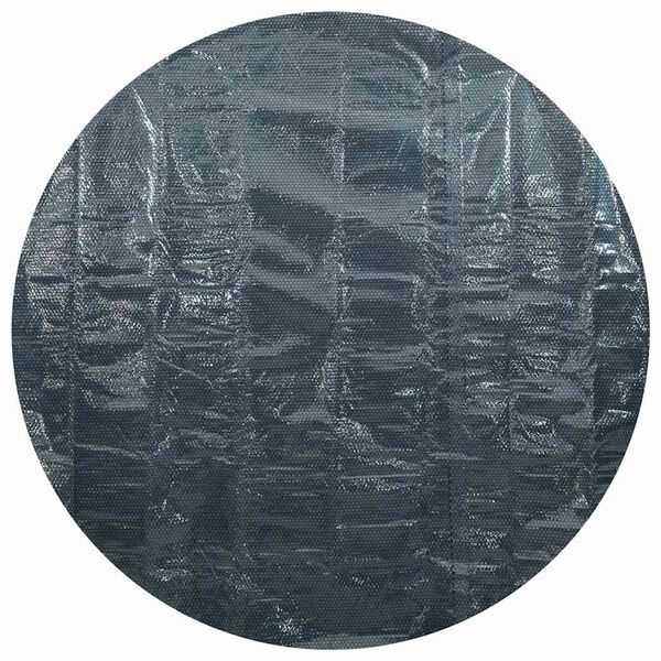 vidaXL fekete &eacute;s k&eacute;k napelemes lebegő PE medencef&oacute;lia 250 cm