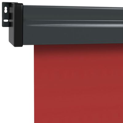 vidaXL piros oldalsó terasznapellenző 122 x 250 cm