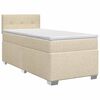 vidaXL Boxspring &aacute;gy matraccal Kr&eacute;msz&iacute;nű 90 x 190 cm Sz&ouml;vet