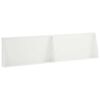 vidaXL T&aacute;mfal 2 db 80 x 12 x 40 cm Ac&eacute;l Feh&eacute;r