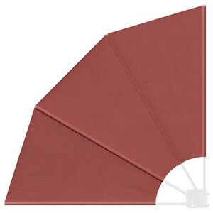 vidaXL Erk&eacute;ly adatv&eacute;delmi k&eacute;pernyő Terrakotta 115 x 115 cm Poli&eacute;szter