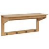 vidaXL Kab&aacute;thorog HILL M&eacute;z barna 90 x 35 x 41.5 cm T&ouml;m&ouml;r fenyő