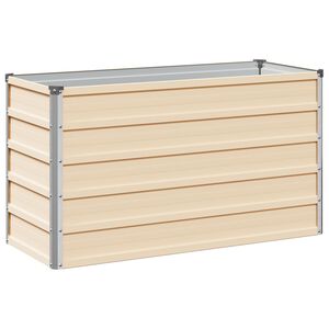 vidaXL Emelt kert &aacute;gy&aacute;s &Iacute;v&oacute; 100 x 40 x 55 cm hidegen hengerelt ac&eacute;l