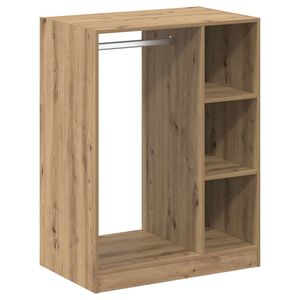 vidaXL Ruh&aacute;sszekr&eacute;ny K&eacute;zműves T&ouml;lgy 77 x 48 x 102 cm Szerelt Fa