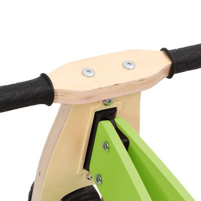 vidaXL zöld 2 az 1-ben egyensúlyozó-kerékpár gyerekeknek