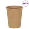 vidaXL 1000 db barna pap&iacute;r k&aacute;v&eacute;scs&eacute;sz&eacute;k 8oz 200ml