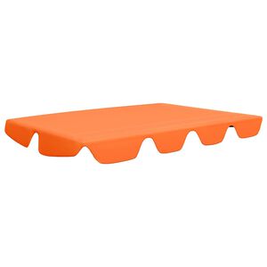 vidaXL narancss&aacute;rga csere ponyva kerti hinta&aacute;gyhoz 150/130 x 105/70 cm