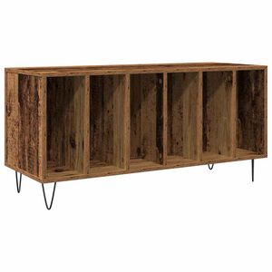 vidaXL Hanglemez szekr&eacute;ny R&eacute;gi fa 100 x 38 x 48 cm Szerelt Fa