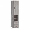 vidaXL sz&uuml;rke sonoma szerelt fa magasszekr&eacute;ny 34,5 x 34 x 180 cm