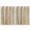 vidaXL B&aacute;rsonyf&uuml;gg&ouml;ny&ouml;k f&uuml;gg&ouml;ny&ouml;kkel 2 pcs Kr&eacute;m 140 x 140 cm B&aacute;rsony