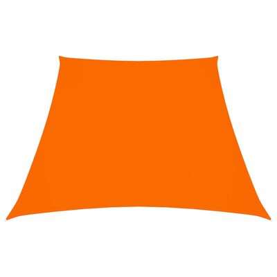 vidaXL narancssárga trapéz alakú oxford-szövet napvitorla 3/4 x 3 m