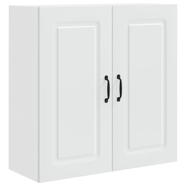 vidaXL Konyhaszekr&eacute;ny t&aacute;rol&oacute;val Kalmar Feh&eacute;r 80 x 31 x 80 cm Faanyag