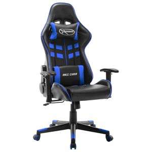 vidaXL fekete &eacute;s k&eacute;k műbőr gamer sz&eacute;k