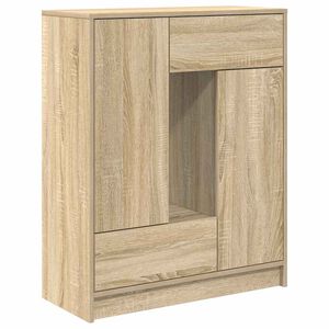 vidaXL sonoma t&ouml;lgy kom&oacute;d fi&oacute;kokkal &eacute;s ajt&oacute;kkal 73x31x90 cm