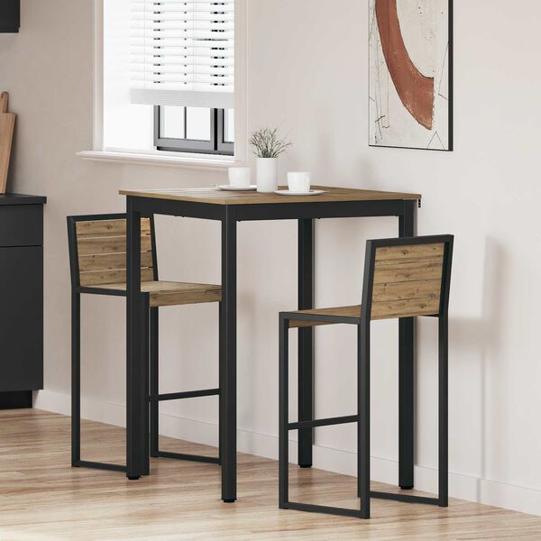 vidaXL &Eacute;tkezőasztalok Faanyag