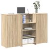 vidaXL recepci&oacute;s pult sonoma t&ouml;lgy 155x50x103,5 cm szerelt fa