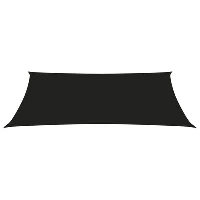 vidaXL fekete téglalap alakú oxford-szövet napvitorla 2,5 x 5 m