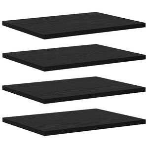 vidaXL Polcos k&ouml;nyvespolc 3 szintes 4 db 40 x 30 x 1,5 cm Szerelt Fa