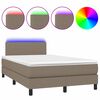 vidaXL t&oacute;psz&iacute;nű sz&ouml;vet rug&oacute;s &eacute;s LED-es &aacute;gy matraccal 120 x 200 cm