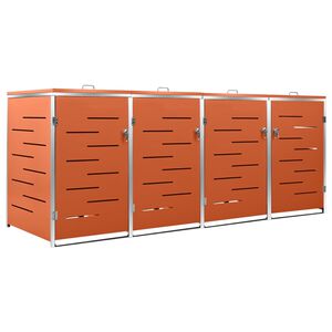 vidaXL ac&eacute;lt&aacute;rol&oacute; n&eacute;gy gur&iacute;that&oacute; szemeteskuk&aacute;hoz 276,5x77,5x115 cm