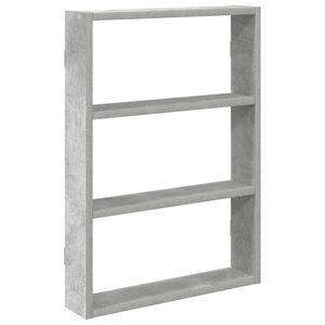 vidaXL betonsz&uuml;rke szerelt fa fali polc 43 x 9 x 60 cm