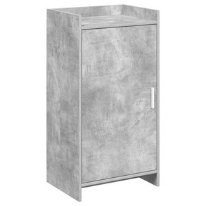 vidaXL Cipőszekr&eacute;ny t&aacute;rol&oacute;val Betonsz&uuml;rke 48 x 36 x 92 cm Szerelt Fa