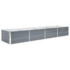 vidaXL sz&uuml;rke horganyzott ac&eacute;l kerti magas&aacute;gy&aacute;s 320 x 80 x 45 cm