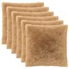 vidaXL P&aacute;rna huzat 6 pcs HEERLEN T&oacute;psz&iacute;nű 60 x 60 cm PV Mikropl&uuml;ss