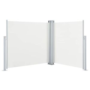 vidaXL kr&eacute;msz&iacute;nű beh&uacute;zhat&oacute; oldals&oacute; napellenző 120 x 600 cm