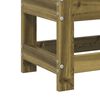 vidaXL impregnált fenyőfa kerti lábtartó 62 x 30 x 32 cm