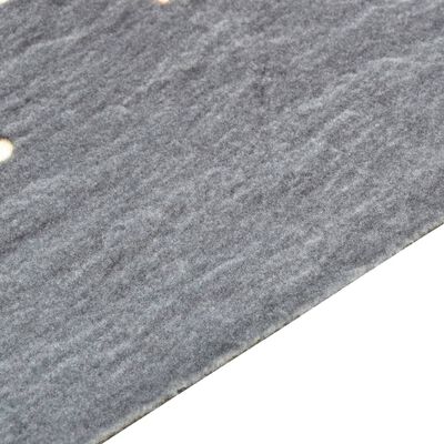 vidaXL paprikamintás mosható konyhai szőnyeg 45 x 150 cm
