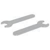 vidaXL Spanner / k&iacute;gy&oacute;szem 2 db Ez&uuml;st 10 mm Vas