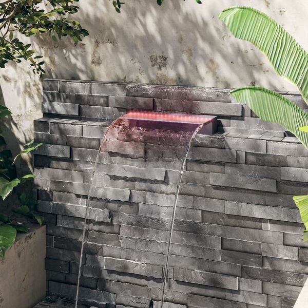 vidaXL akril v&iacute;zes&eacute;skifoly&oacute; RGB LED-ekkel 45 cm