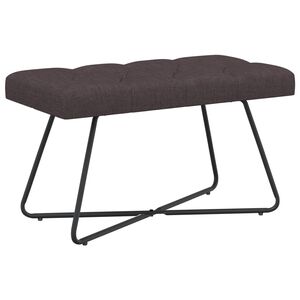 vidaXL Gombos varr&aacute;s&uacute; pad S&ouml;t&eacute;t Barna 80 x 40 x 46 cm Sz&ouml;vet