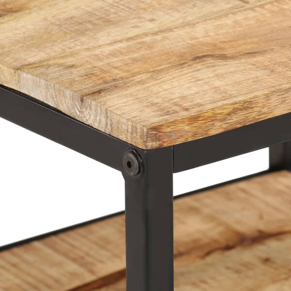 vidaXL t&ouml;m&ouml;r nyers mang&oacute;fa doh&aacute;nyz&oacute;asztal 55 x 55 x 45 cm