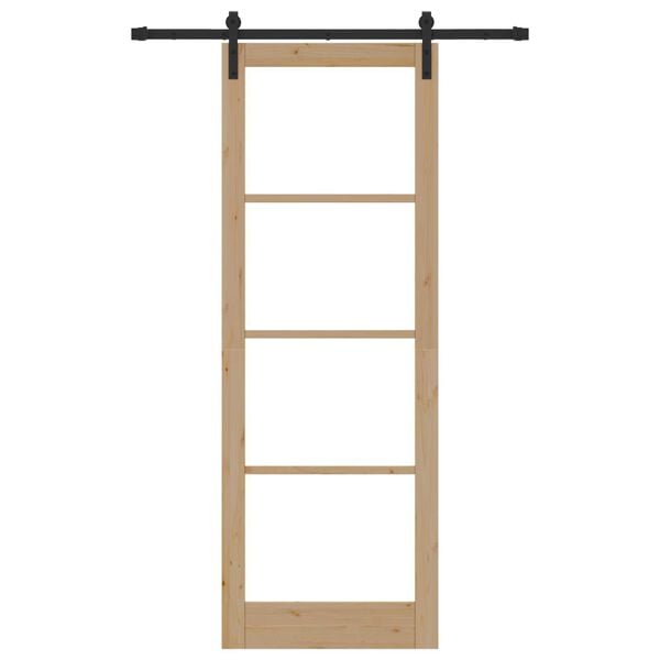 vidaXL Csúszó ajtó ORKDAL Természetes 83 x 232 cm