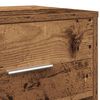 vidaXL 2 db antik fa sz&iacute;nű &eacute;jjeliszekr&eacute;ny fi&oacute;kkal 40x34x50 cm