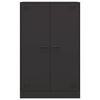 vidaXL fekete ac&eacute;l t&aacute;lal&oacute;szekr&eacute;ny 67 x 39 x 107 cm