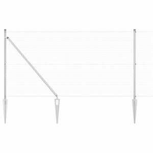 vidaXL Hevederes dr&oacute;tker&iacute;t&eacute;s t&uuml;sk&eacute;kkel 50 x 1,2 m Horganyzott Ac&eacute;l