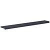vidaXL Ablakp&aacute;rk&aacute;ny Antracit fa erezettel 120 x 25 x 4,5 cm PVC