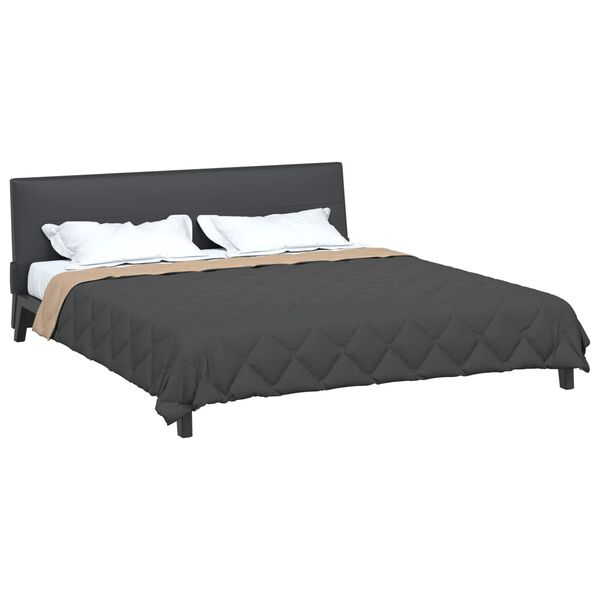 vidaXL Teljes &eacute;ves takar&oacute; Antracit &eacute;s Taupe 200 x 200 cm Mikrosz&aacute;l