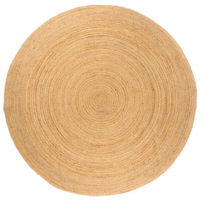 vidaXL kör alakú fonott juta szőnyeg 240 cm