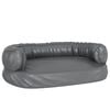 vidaXL sz&uuml;rke ergonomikus műbőr kutya&aacute;gy 60 x 42 cm