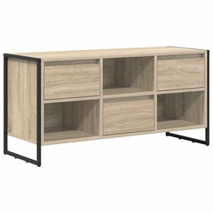 vidaXL TV szekr&eacute;ny 100 x 36 x 49,5 cm Sonoma Szerelt Fa