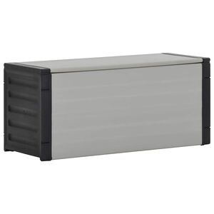 vidaXL sz&uuml;rke kerti szemetesl&aacute;da 85 x 34 x 40 cm