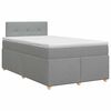 vidaXL Boxspring &aacute;gy matraccal Vil&aacute;gossz&uuml;rke 120 x 200 cm Sz&ouml;vet