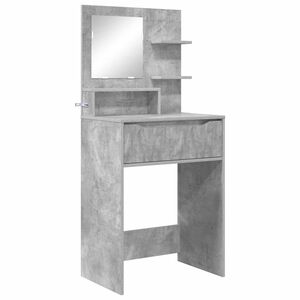 vidaXL H&aacute;l&oacute;szobai &Ouml;lt&ouml;zk&ouml;dő Asztalok Beton Sz&uuml;rke 80 x 39,6 x 135 cm