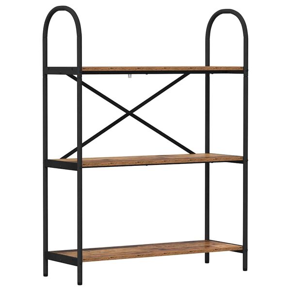 vidaXL K&ouml;nyvespolc &Ouml;reg fa 80 x 30 x 109 cm Faanyag