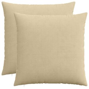 vidaXL P&aacute;rna huzat 2 pcs HEERLEN Z&ouml;ld sz&uuml;rke 55 x 55 cm cord