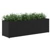 vidaXL fekete polyrattan kerti &uuml;ltetől&aacute;da 3 cser&eacute;ppel 105x30x32 cm